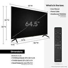 Load image into Gallery viewer, Samsung UN65TU8000 65" 8 Series Ultra High Definition Smart 4K Crystal TV with a Samsung HW-Q70T 3.1.2 Ch Dolby Atmos Soundbar with Wireless Subwoofer (2020)