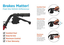 Load image into Gallery viewer, NOVA Medical Products NOVA Forte Rollator Walker, 20" Seat Height, Easy to Fold and Carry Rolling Walker, Red, 4320RD
