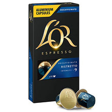 Load image into Gallery viewer, L'OR Espresso Capsules, Single Cup Aluminum Coffee Pods Compatible with Nespresso Original Machine (50 Count DECAF)