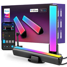 Load image into Gallery viewer, Govee LED Smart Light Bars with Camera, RGBIC Smart Backlights, Music Sync Kit Works with Alexa & Google Assistant, 12 Preset Modes LED Play Light Bar for 27-45 inch Gaming, PC, TV, Room