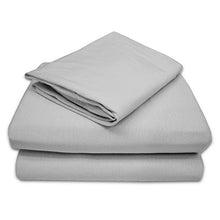 Load image into Gallery viewer, TL Care 100% Natural Jersey Cotton 3 Piece Toddler Sheet Set, Gray, Soft Breathable, for Boys and Girls