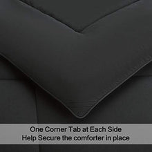 Load image into Gallery viewer, COSYJOY All-Season Queen Size Soft Down Alternative Quilted Comforter Grey Down Alternative Comforter Hotel Collection Reversible Duvet Insert with Corner Tabs,Warm Fluffy Hypoallergenic