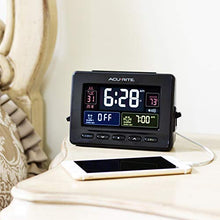 Load image into Gallery viewer, AcuRite 13024 Atomic Dual Alarm Clock with USB Charging
