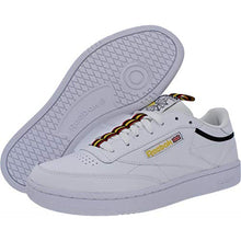 Load image into Gallery viewer, Reebok Mens Club C 85 MU Leather Fitness Tennis Shoes White 8.5 Medium (D)