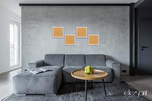 Load image into Gallery viewer, Elegant Boards 4 Pack Cork Bulletin Board 12"X 12" Square Wall Tiles, Modern White Framed Boards for Home and Office (Pushpins, Hardware and Template Included)