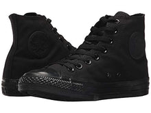 Load image into Gallery viewer, Converse Hi Top Black Mono 7.5