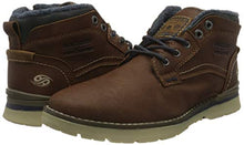 Load image into Gallery viewer, Dockers by Gerli Men's 43ju007 Hi-Top Trainers, Brown Cognac 470, 6.5