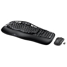 Load image into Gallery viewer, Logitech Wireless Wave Combo Mk550 With Keyboard and Laser Mouse (Renewed)