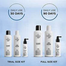 Load image into Gallery viewer, Nioxin System Kit 1, Natural Hair with Light Thinning, Full Size (3 Month Supply)