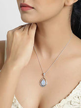 Load image into Gallery viewer, YoTreasure 1.45" Moonstone Solid 925 Sterling Silver Chain Pendant Jewelry