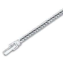 Load image into Gallery viewer, Peora London Blue Topaz 5-Stone Bracelet for Women 925 Sterling Silver, 5 Carats total Round Shape, 7 1/2 inches