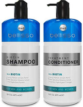 Load image into Gallery viewer, Biotin Shampoo and Conditioner for Hair Growth | Thickening Anti Hair Loss Shampoo Treatment | Regrowth Shampoo & Conditioner for Dry Normal Oily & Color Treated Hair