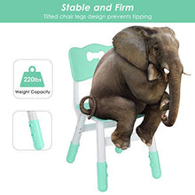 Load image into Gallery viewer, LAZY BUDDY Kids Study Table and Chairs Set, Height Adjustable Plastic Children Art Desk with 4 Seats, Activity Toddler Furniture Gift for Boys & Girls(Paintable Desktop) (47" 5 Sets)