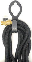 Load image into Gallery viewer, Kayes Hose Storage Hanger for All Expandable Hose Kink Free Lawn Flexible Expanding Hose Styles of Tangle and Kink Free Garden Hose Brands Black