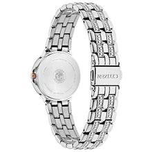 Load image into Gallery viewer, Citizen Women's Eco-Drive Dress Classic Crystal Watch in Stainless Steel, Silver Dial (Model: EW2340-58A)