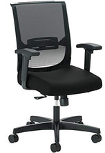 Load image into Gallery viewer, HON Convergence Mesh Back Task Chair with Height-Adjustable Arms, in Black