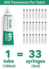 Load image into Gallery viewer, Advance+ Teeth Whitening Gel for Trays Refill Tube, 44% Carbamide Peroxide, 100ml (1 Tube = 33 Syringes!), Lasts 12 Months & Beyond, Free Pen Included!
