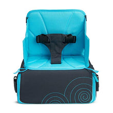 Load image into Gallery viewer, Munchkin Brica GoBoost Travel Booster Seat, Blue/Grey , 11.5x5.5x11.5 Inch (Pack of 1)