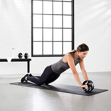 Load image into Gallery viewer, AmazonBasics Abdominal and Core Exercise Workout Roller Wheel - 13 x 8 x 8 Inches, Black