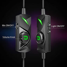 Load image into Gallery viewer, Jeecoo J65 USB Gaming Headset for PC - 7.1 Surround Sound Heavy Bass Headphones with Unique Cushion Pads, Clear and Crystal Microphone - Plug & Play for Laptop Computers