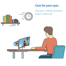 Load image into Gallery viewer, Anti-Blue-Light 3D Curve Screen Magnifier, 12" HD Expander Amplifier Projector for Video, Movie, Game, Foldable Phone Stand Screen Enlarger, Compatible All Smartphones