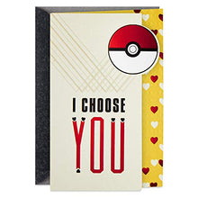 Load image into Gallery viewer, Hallmark Pokémon Love Card or Anniversary Card (I Choose You)