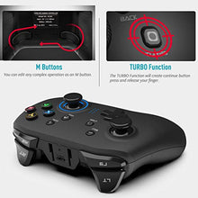 Load image into Gallery viewer, Forty4 Wireless Gaming Controller, Dual-Vibration Joystick Gamepad Computer Game Controller for PC Windows 7/8/10, PS3, Switch- Black