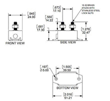 Load image into Gallery viewer, Blue Sea Systems 7157-BSS Marine Grade Short Stop Circuit Breaker - 50A , Beige