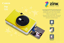 Load image into Gallery viewer, Canon Ivy CLIQ Instant Camera Printer, Mini Photo Printer with 2"X3" Sticky-Back Photo Paper(10 Sheets), Bumblebee Yellow