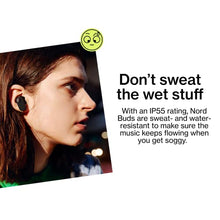 Load image into Gallery viewer, ONEPLUS Nord Buds True Wireless Earbuds, Deep Bass, IP55-rated Water & Dust Resistance, High Sound and Call Quality, 4 Mics, 30 Hrs Playtime, Fast Charge, Dolby Atmos, Black Slate
