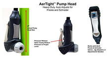 Load image into Gallery viewer, AerGun X-1000 Bike Pump – Unique AerTight Pump Head for Easiest use with Both Presta and Schrader Bicycle Pump Valves – Pressure Gauge – 160 PSI