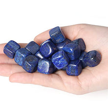 Load image into Gallery viewer, 10PCS Lapis Lazuli Natural Healing Crystals Stones Set Square Bulk Polished Pocket Palm Thumb Polished Healing Crystal Gemstones Sets for Meditation Yoga Chakra Reiki Balancing Crystal Therapy