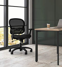 Load image into Gallery viewer, The HON Company BSXVL712MM10 HON Wave Mid-Back Mesh Office or Computer Chair with Adjustable Arms, Black (VL712)