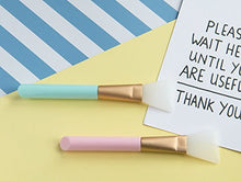 Load image into Gallery viewer, 2 PCS Silicone Face Mask Brush,Mask Beauty Tool Soft Silicone Facial Mud Mask Applicator Brush Hairless Body Lotion And Body Butter Applicator Tools