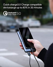 Load image into Gallery viewer, USB C Power Bank, AUKEY Wireless 10000mAh Portable Charger with Foldable Stand, 18W Power Delivery & Quick Charge 3.0 Power Bank for iPhone 11/11 Pro, Samsung, iPad & More (1ft A-to-C Cable Included)