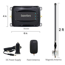 Load image into Gallery viewer, SuperBars Cell Phone Booster for Truck, Trailer Truck, RV, SUV, Vehicle, Van, Compatible All US Carriers- Verizon, AT&T, Sprint, T-Mobile 2G 3G 4G LTE on All Cellular Devices Cell Signal Booster