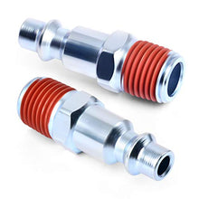 Load image into Gallery viewer, GASHER 1/4-Inch NPT Male Industrial Air Plug, Pneumatic Plugs 300PSI (20-Pack)