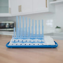 Load image into Gallery viewer, Dr. Brown's Clean Steam Baby Bottle and Pacifier Sterilizer and Dryer with Folding Baby Bottle Drying Rack