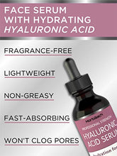 Load image into Gallery viewer, Hyaluronic Acid Serum for Face & Skin | 2 oz | Paraben & SLS Free Moisturizer | By Horbaach