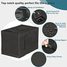 Load image into Gallery viewer, Petsfit 30" Dog Crate Cover, for 3000 Wire Crate, Black Only One Door(Two Window), Gray Has Two Doors