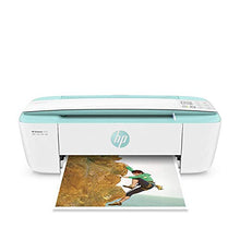 Load image into Gallery viewer, HP DeskJet 3755 Compact All-in-One Wireless Printer, HP Instant Ink, Works with Alexa - Seagrass Accent (J9V92A)