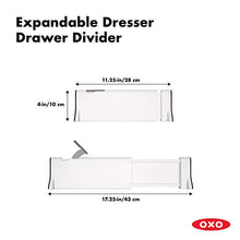 Load image into Gallery viewer, OXO Good Grips Expandable Dresser Drawer Divider - 2 Pack