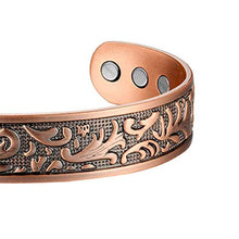 Load image into Gallery viewer, Copper Bracelet Used for Arthritis - a Pure Copper Magnetic Bracelet with 6 Magnets for Men and Women to Effectively Relieve Joint Pain