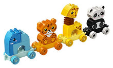 Load image into Gallery viewer, LEGO DUPLO My First Animal Train 10955 Pull-Along Toddlers’ Animal Toy with an Elephant, Tiger, Giraffe and Panda, New 2021 (15 Pieces)