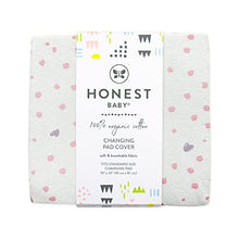 Load image into Gallery viewer, HonestBaby Organic Cotton Changing Pad Covers (Set of Two), Love Dot, One Size