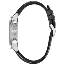 Load image into Gallery viewer, Citizen Eco-Drive Brycen Chronograph Mens Watch, Stainless Steel with Leather strap, Weekender, Black (Model: CA0649-14E)