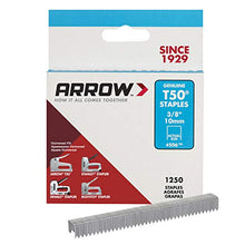 Load image into Gallery viewer, Arrow 506 Genuine T50 3/8-Inch Staples, 1250-Pack