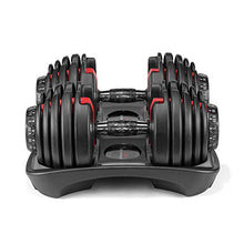 Load image into Gallery viewer, Bowflex SelectTech 552 - Two Adjustable Dumbbells Black, Red, Grey. Version 2, Medium