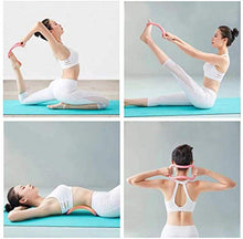 Load image into Gallery viewer, Pilates Ring Exercise Equipment for Inner & Outer Thigh, Abs, Legs, Muscle Strength includes Resistance Bands for Butt Squat Workout, Body Balance Stability & a Yoga Ring for Men and Women Fitness