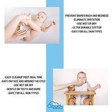 Load image into Gallery viewer, Cloud Wipes Pure Dry Cotton Baby Wipes Soft Durable Unscented Cloth Tissue for Sensitive Skin (6-Pack 600 Count)
